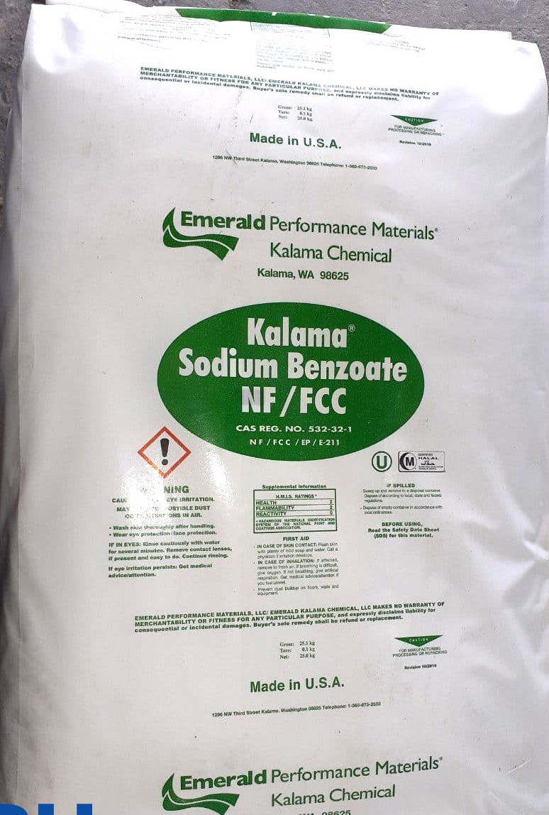 SODIUM BENZOATE - ĐẶC TÍNH VÀ TÁC DỤNG PHỤ