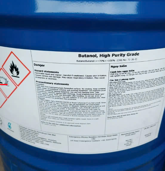 n-Butanol – C4H10O (Butyl Alcohol)