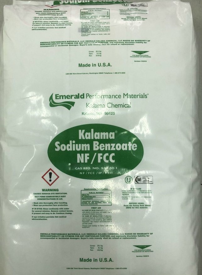 Sodium Benzoate – C6H5COONa (Móc Mỹ)