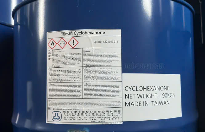 Cyclohexanol – (CH2)5CO (Dầu ông già)