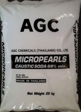 Caustic Soda Micropearls - NaOH 99%  (Xút hạt Thái Lan)